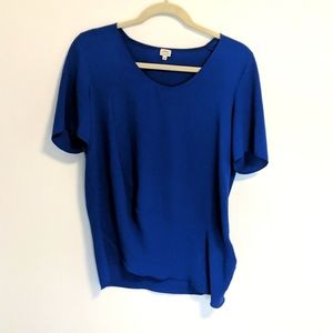 Wilfred electric blue blouse M Aritzia